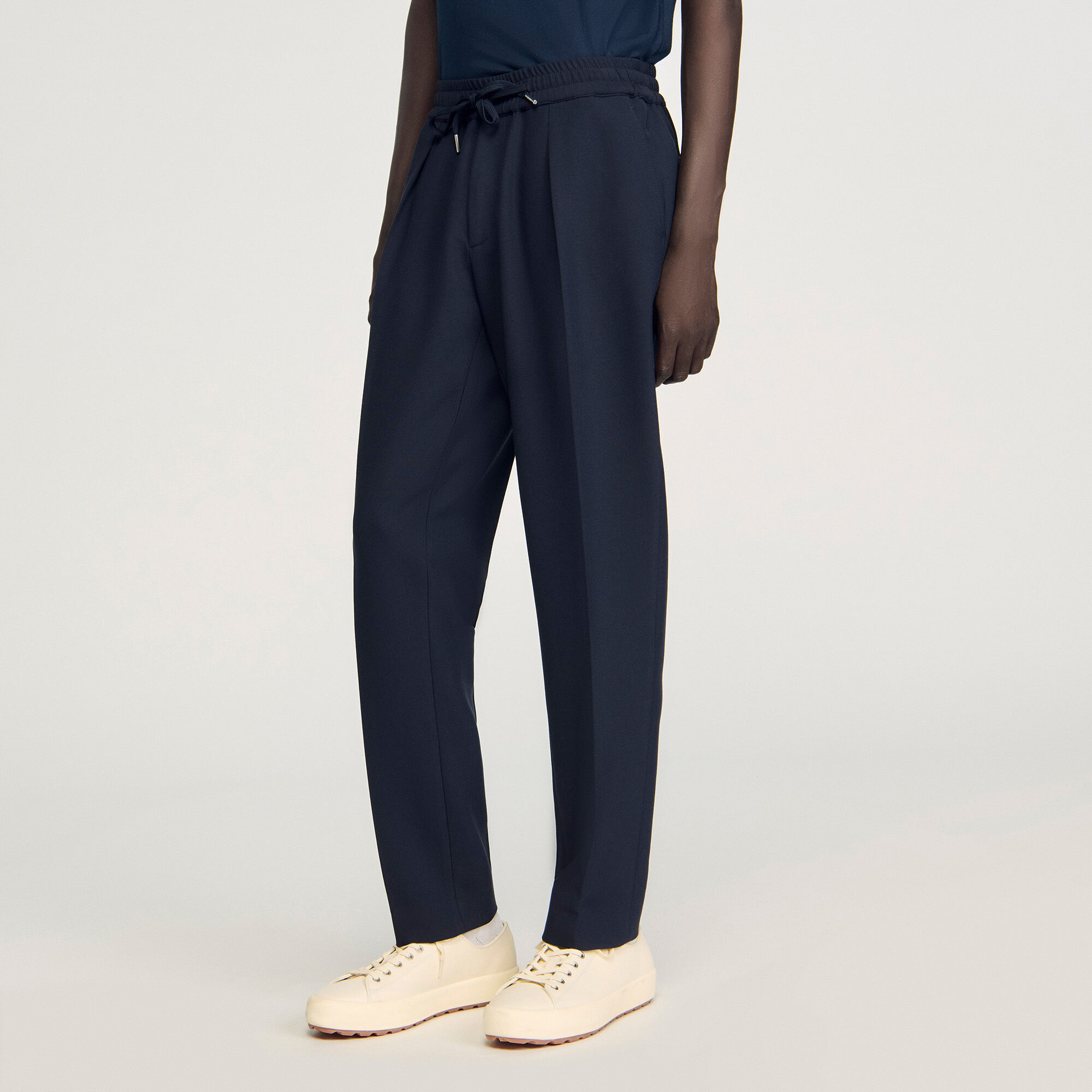 Pantalon recht elastische taille