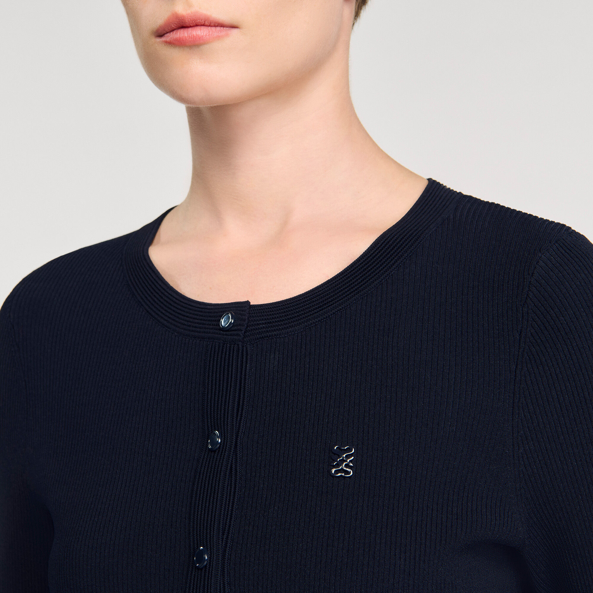 Cardigan vest fijn breisel