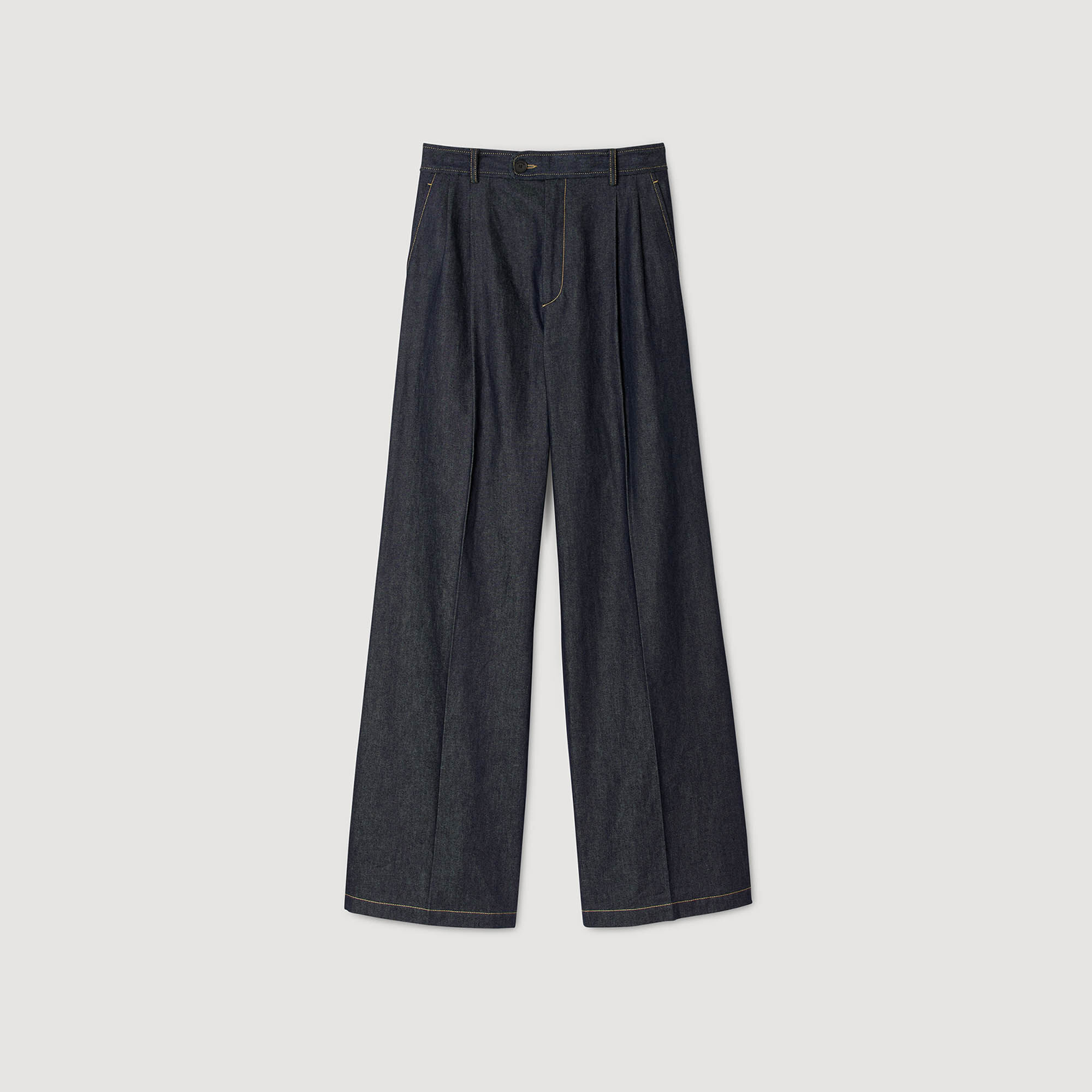 Denim kostuumbroek