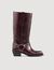 Hoge boots met vierkante neus