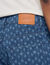 Jeans baggy met touwpatroon