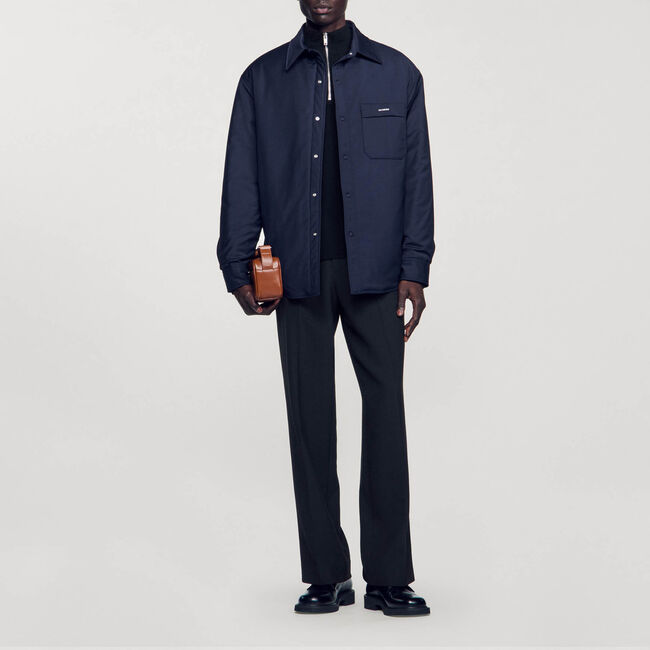 Overshirt oversized gewatteerd