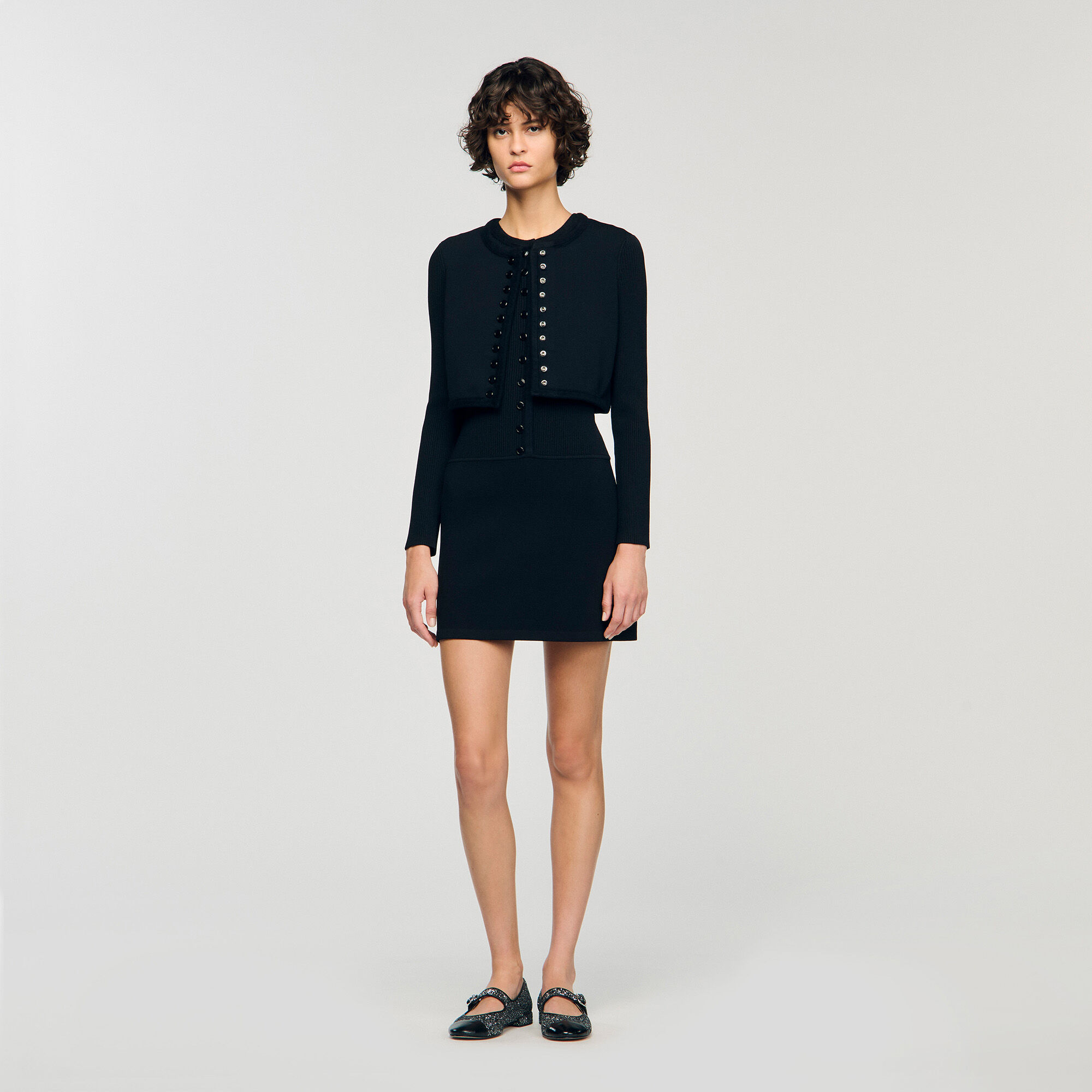 Cardigan vest kort