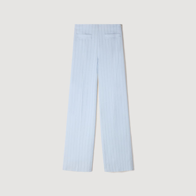 Pantalon gestreept met pailletten