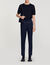 Rechte pantalon met elastiek