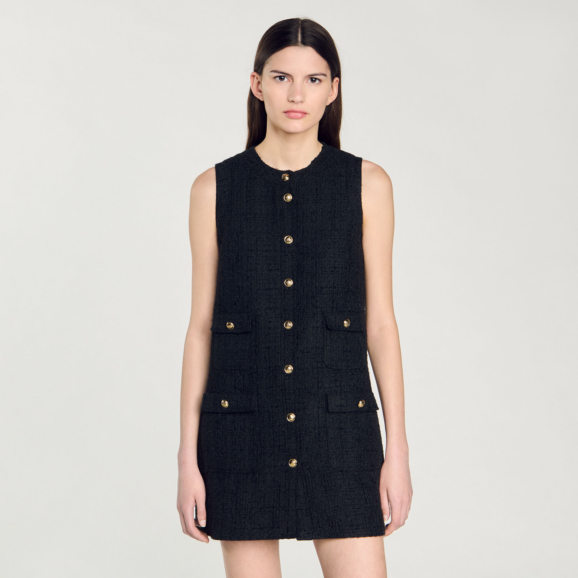 Korte tweed jurk