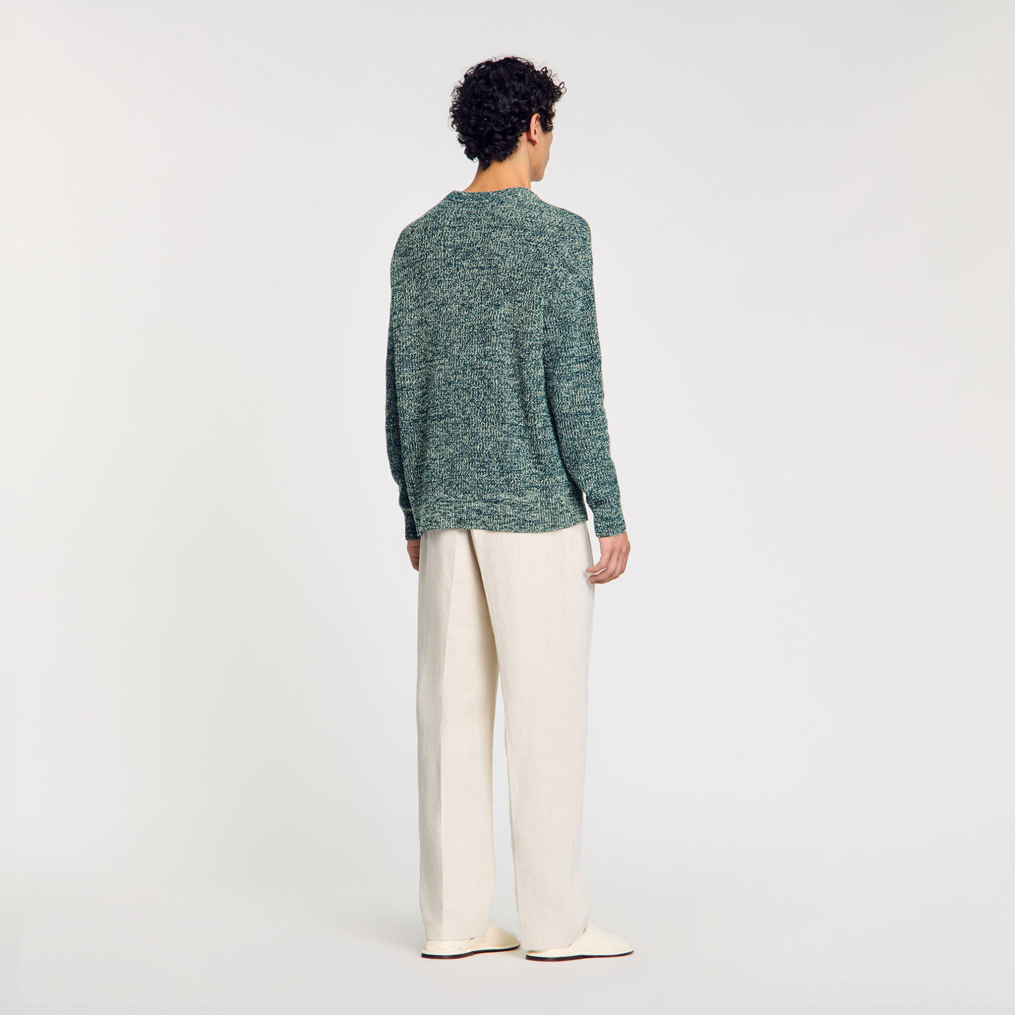 Trui gebreid chenille - Man | Sandro