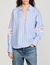 Overhemdblouse gestreept