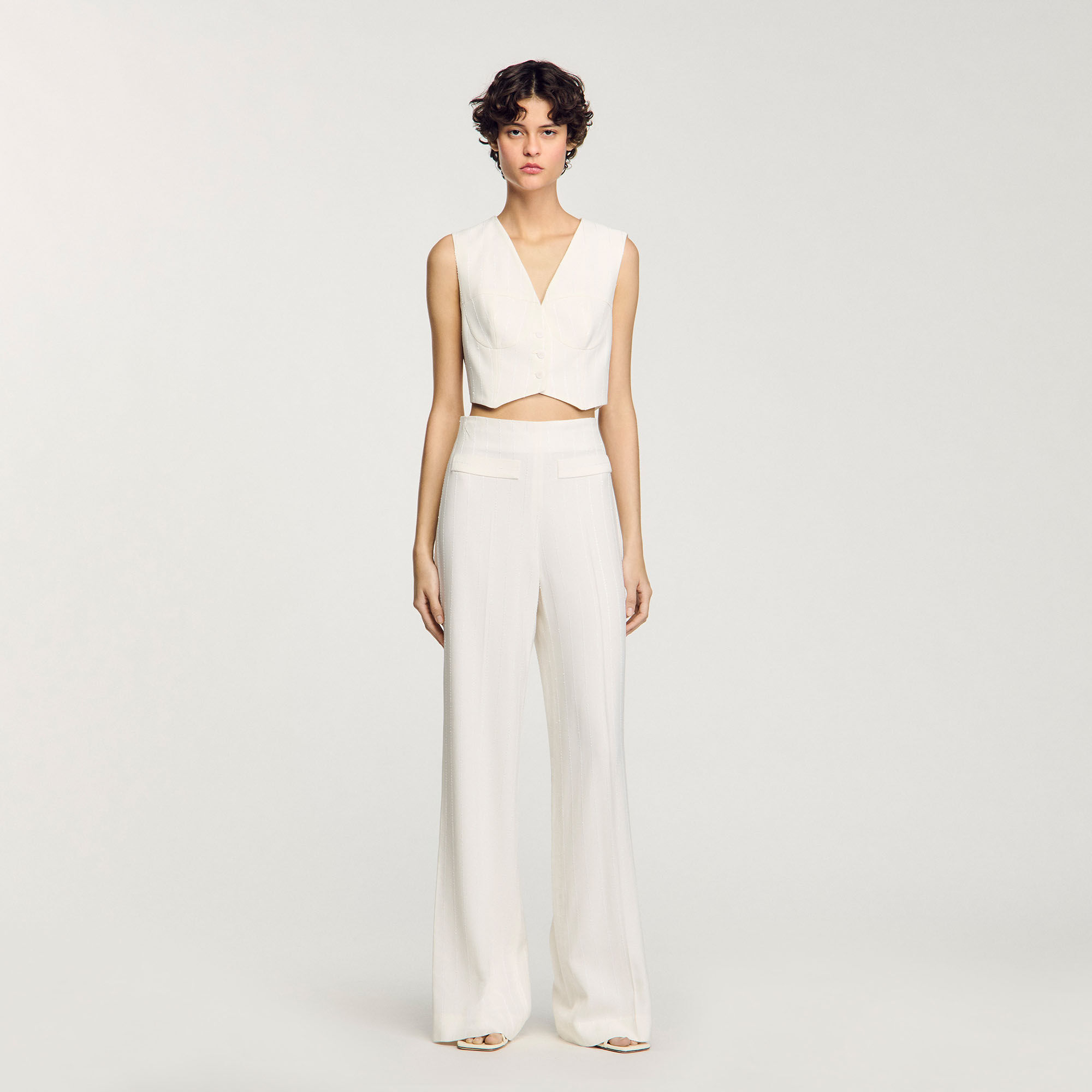 Pantalon kostuum met pailletten