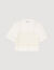 T-shirt crop fit met parels