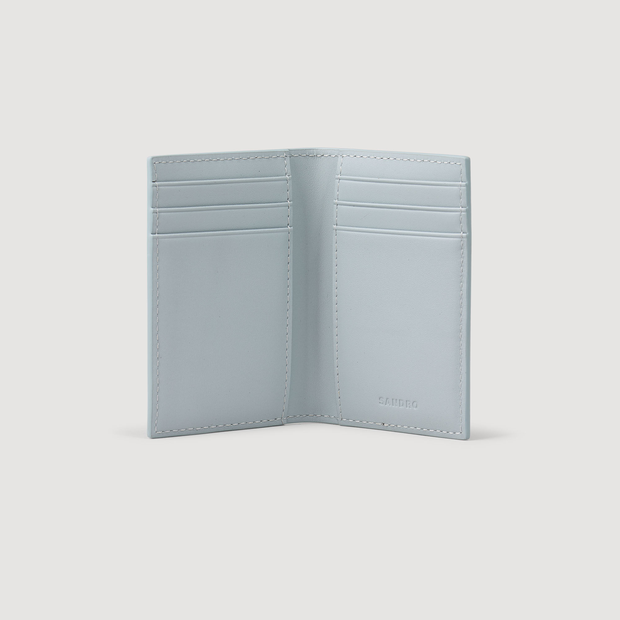 Leren portefeuille gereconstrueerd leer