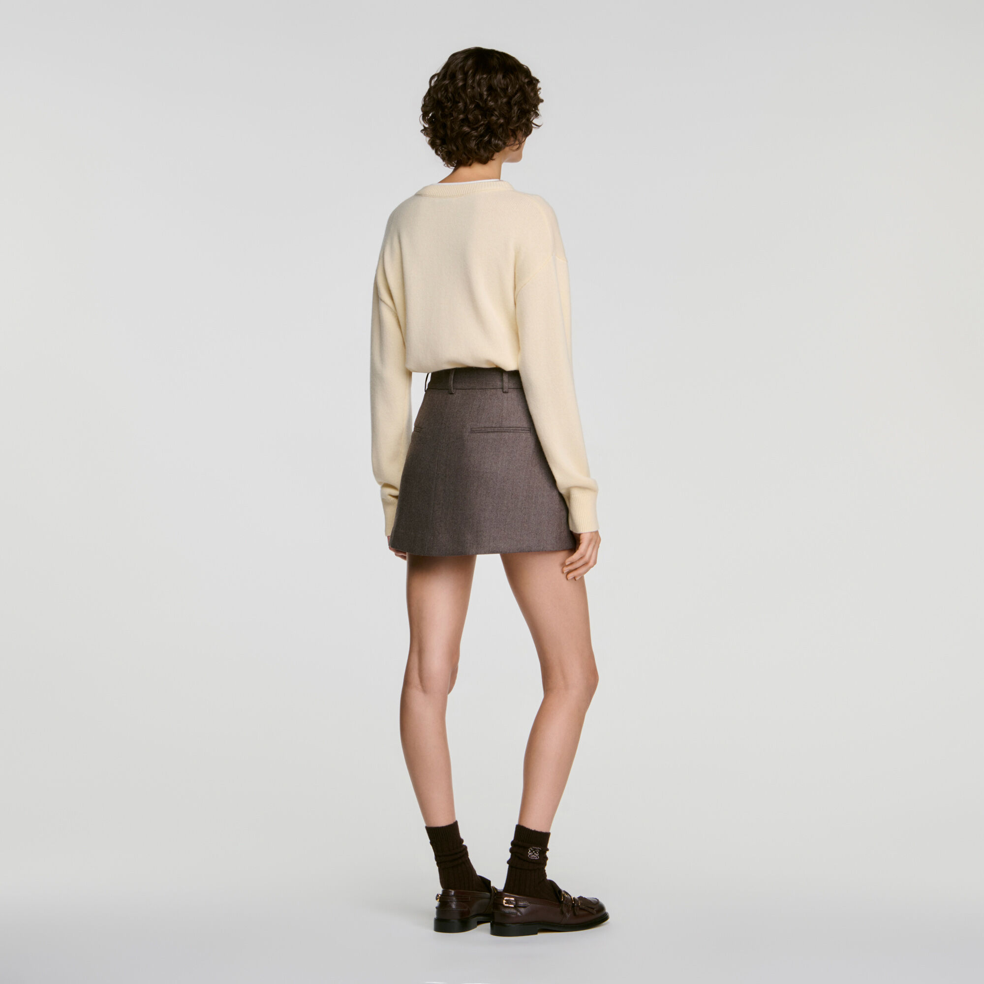 Wollen skort - Vrouw | Sandro