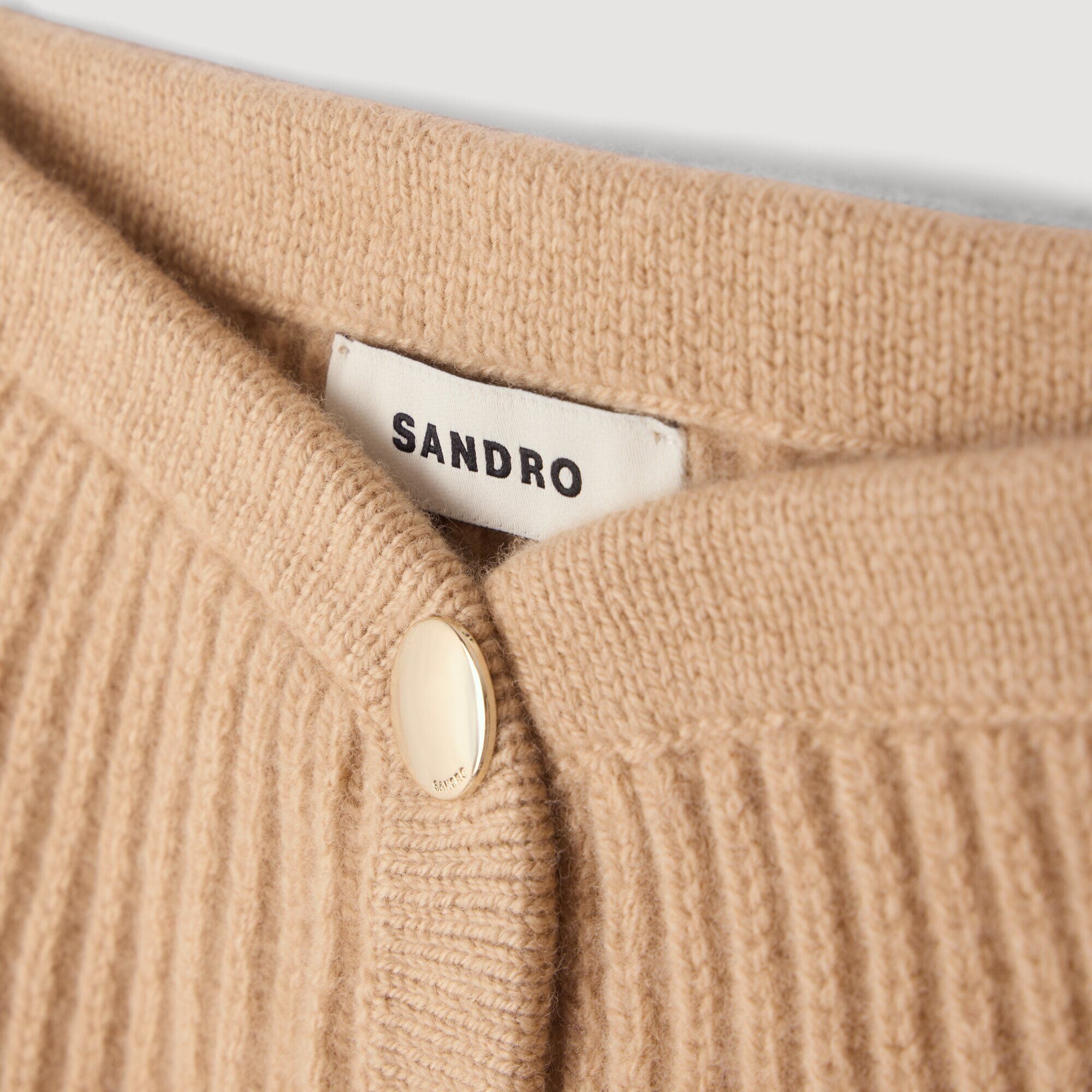 Opstaande kraag met knopen - Vrouw | Sandro