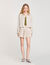 Overhemdblouse gestreept met stras