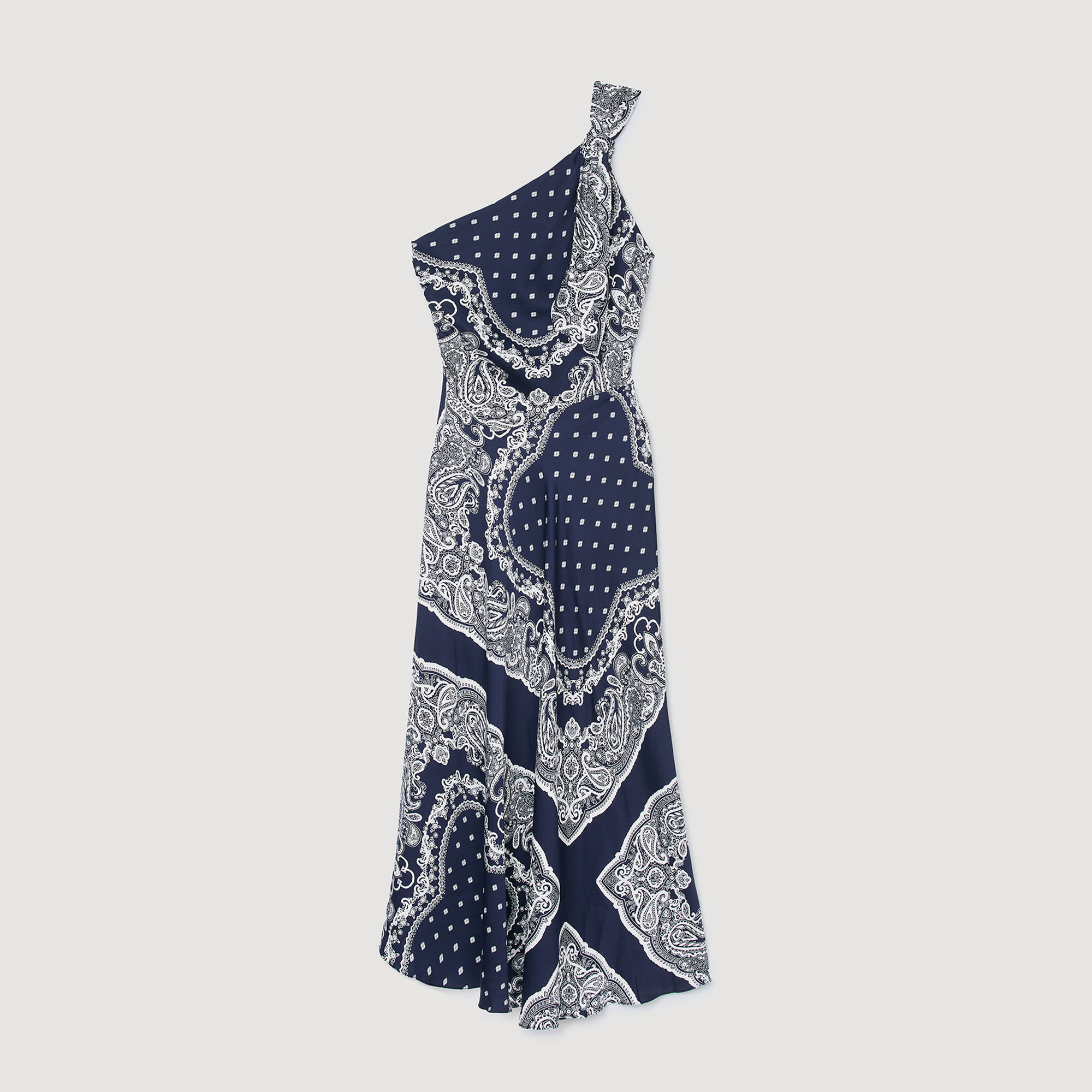 Lange jurk bandana print