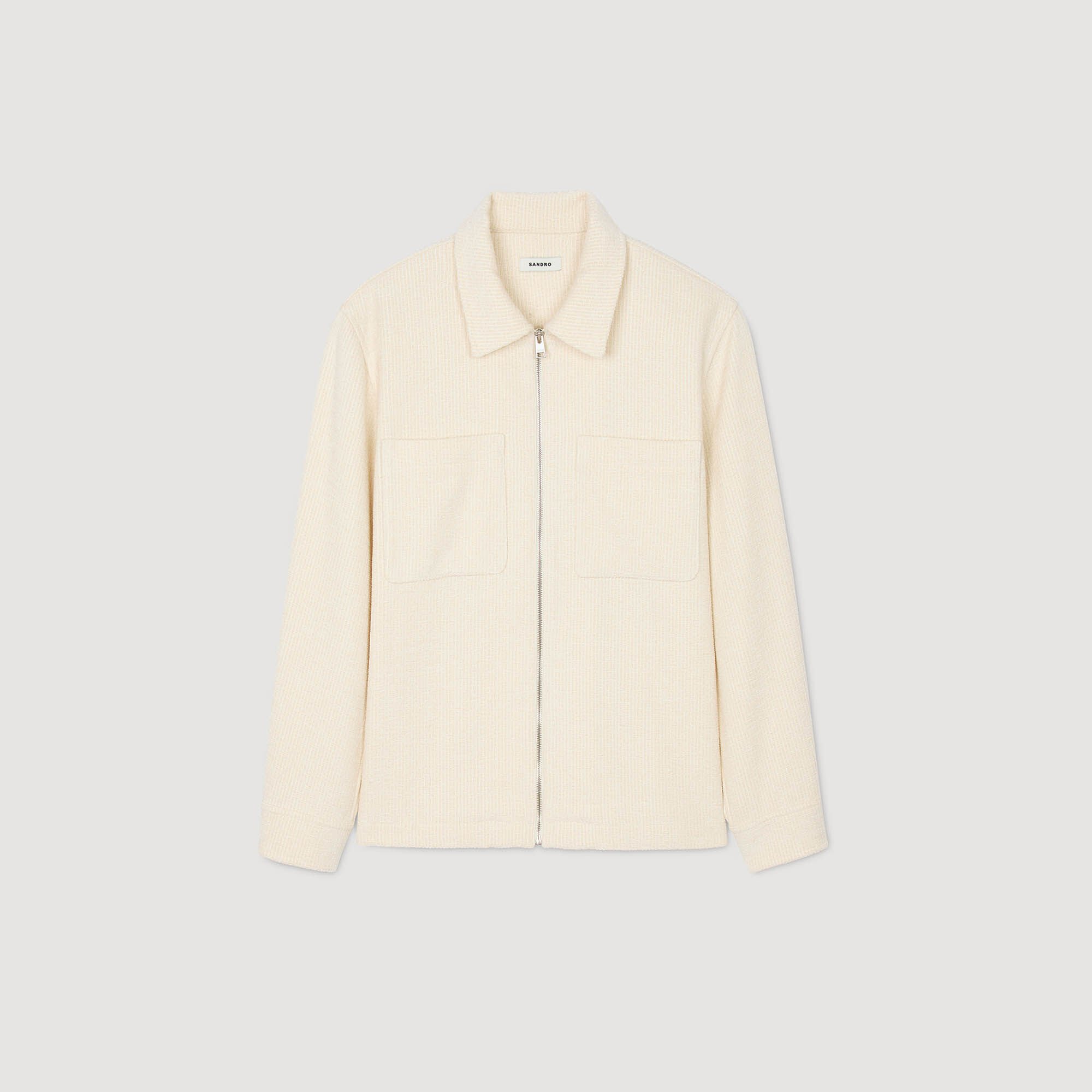 Overshirt van ribfluweel