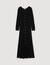 Lange jurk fantasietricot - Vrouw | Sandro