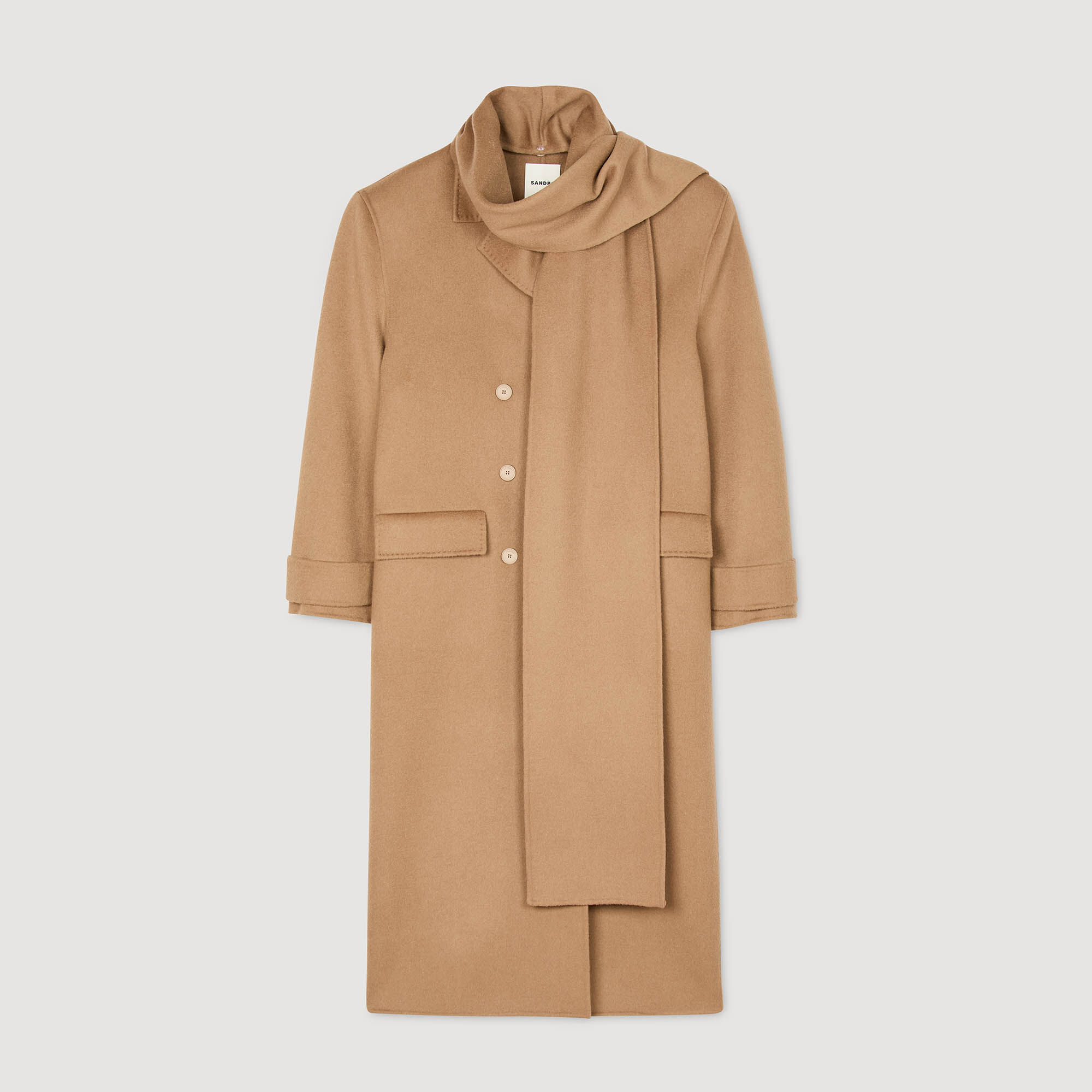 Oversized wollen jas