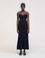 Gebreide bustier jurk
