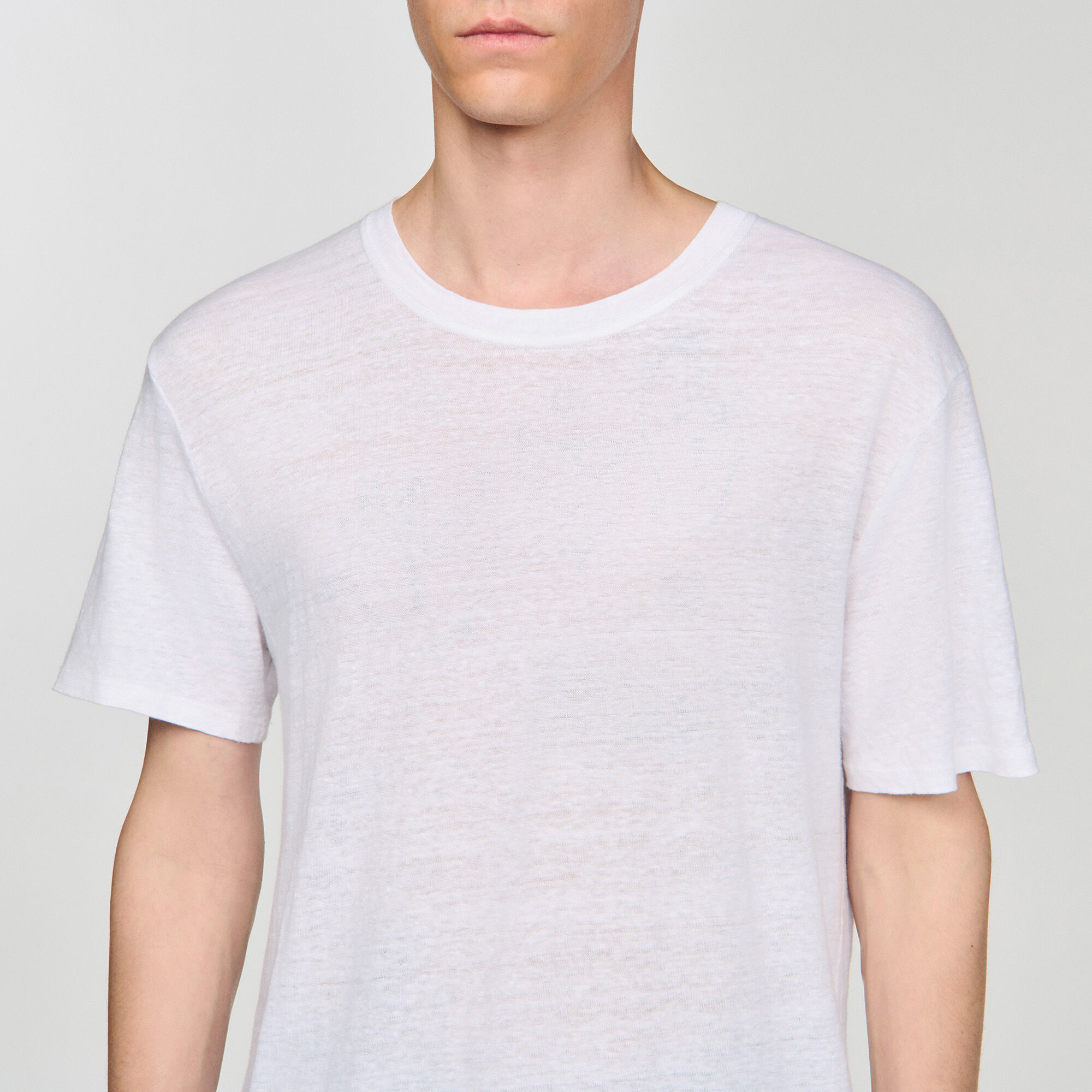 T-shirt van linnen