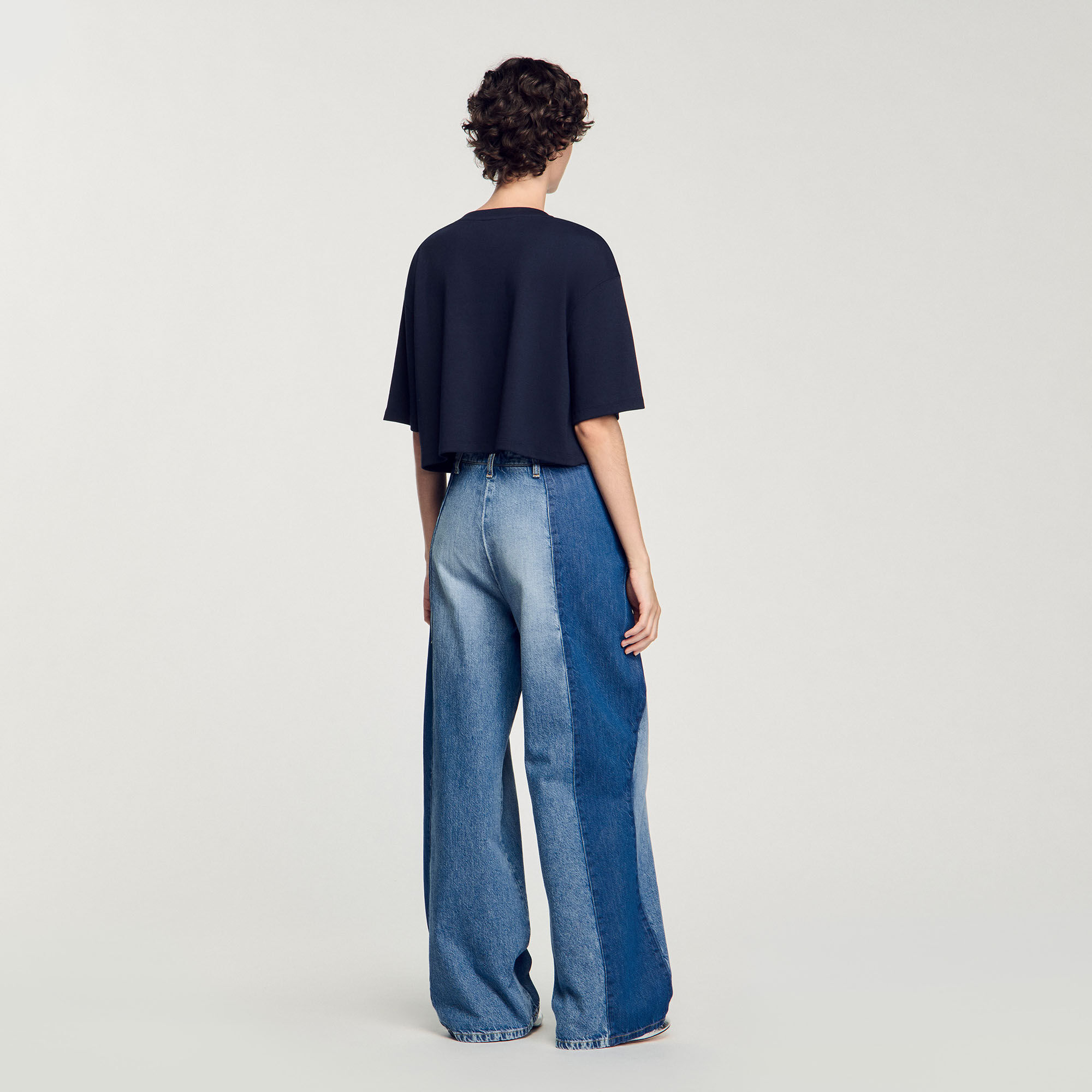 T-shirt details met parels