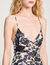 Lange jurk met bloemenprint