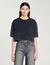 T-shirt kort met parels