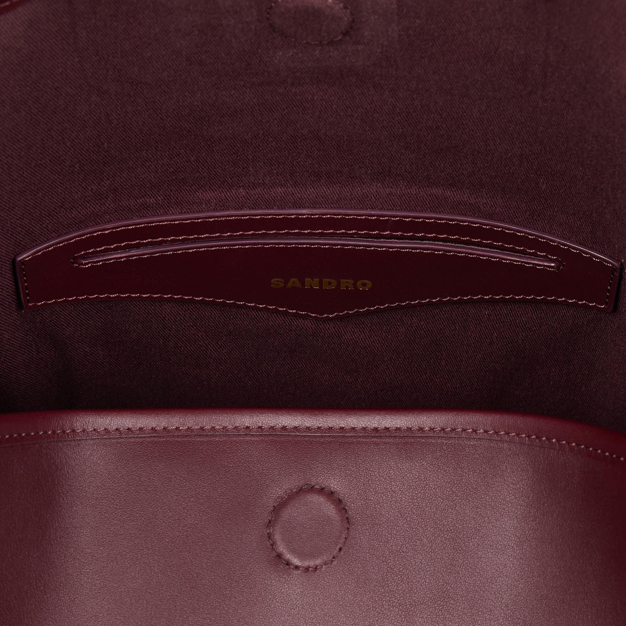 Tas bucket bag leer TANGOSO