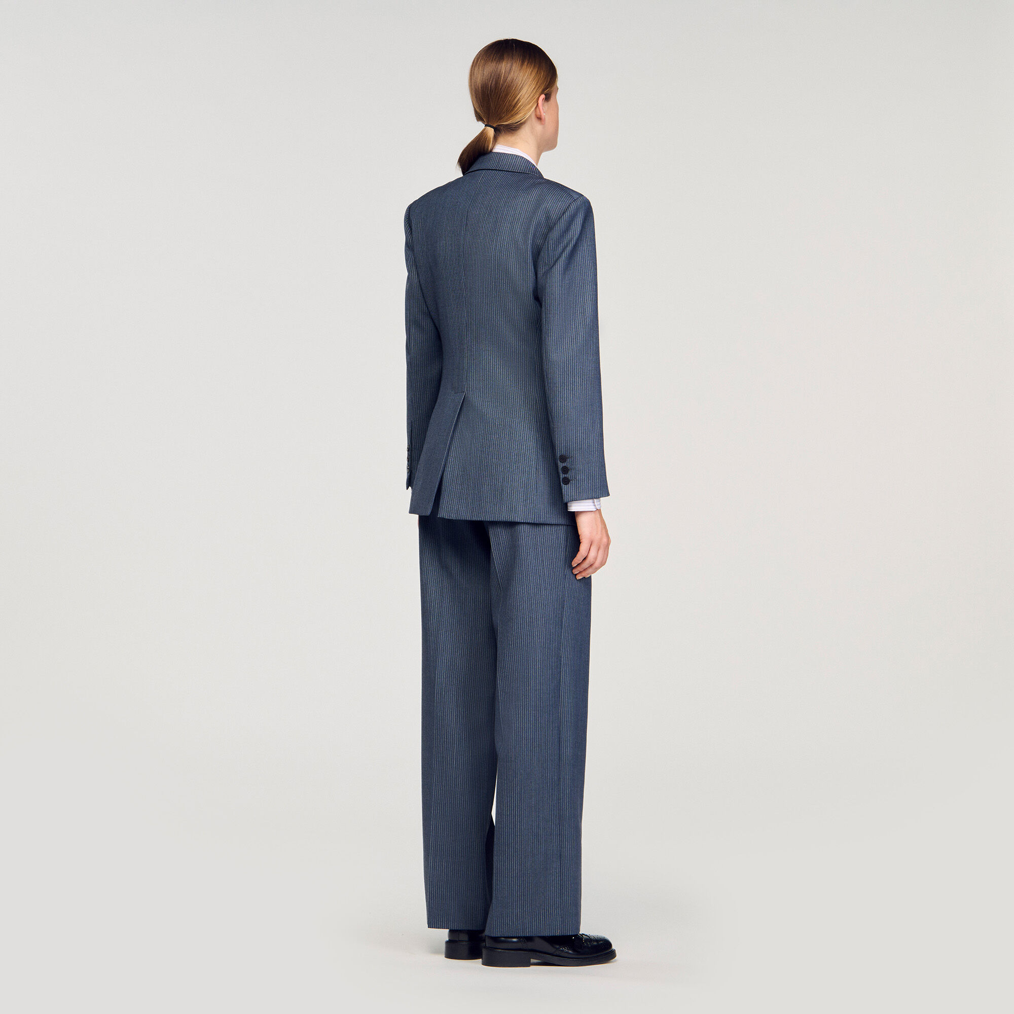 Gestreepte blazer