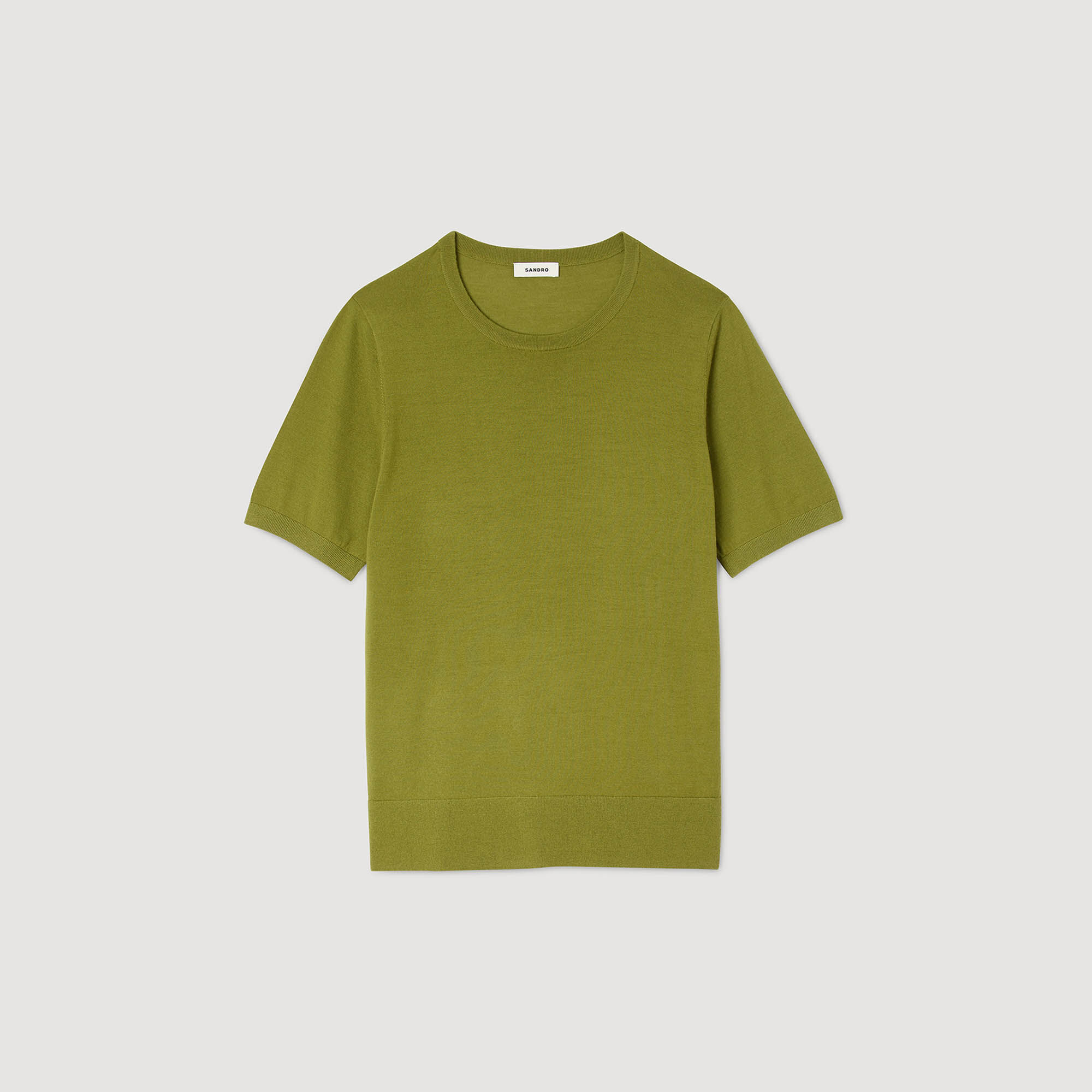 T-shirt van soepel breisel