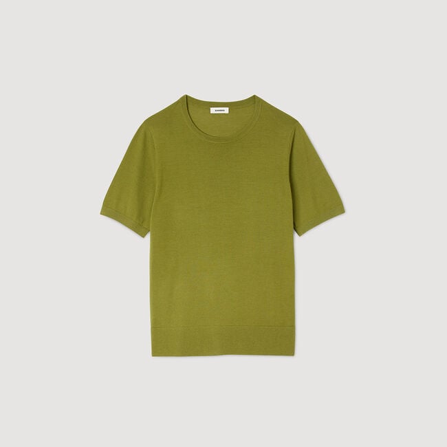 T-shirt van soepel breisel