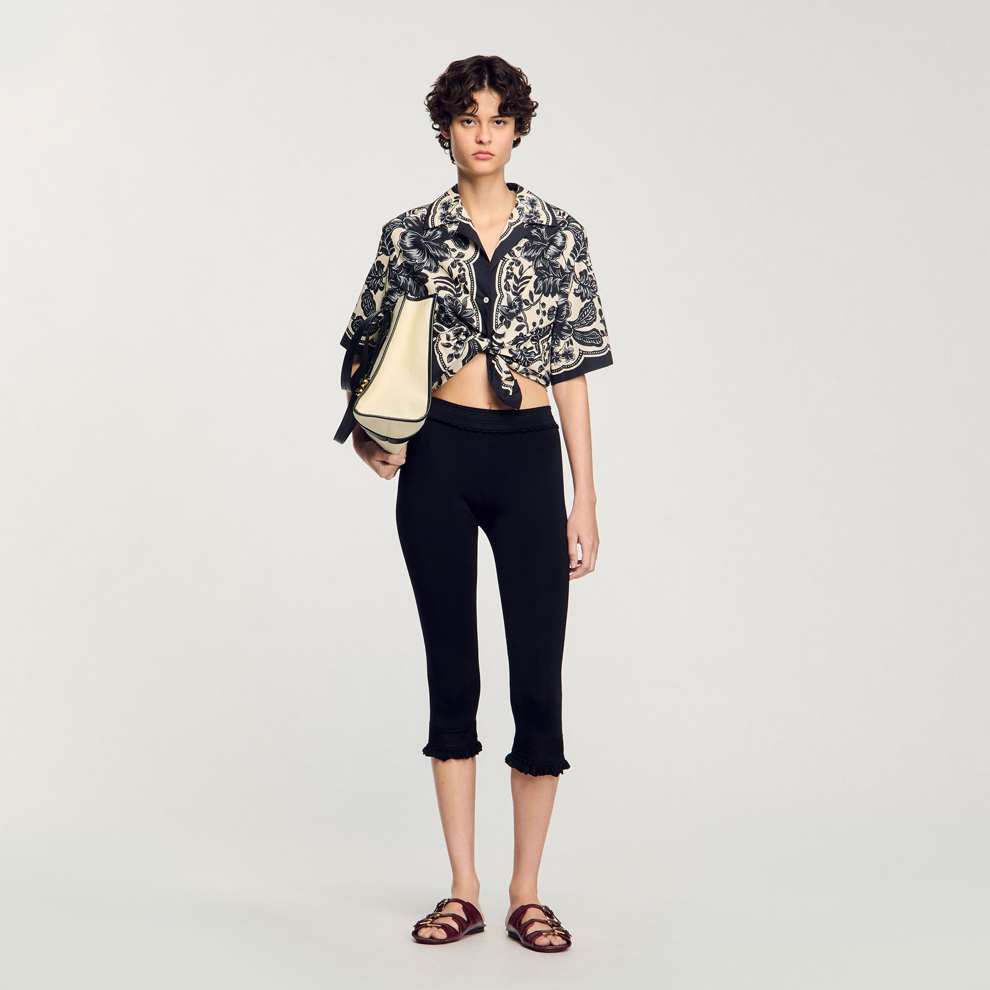 Overhemdblouse bloemenprint