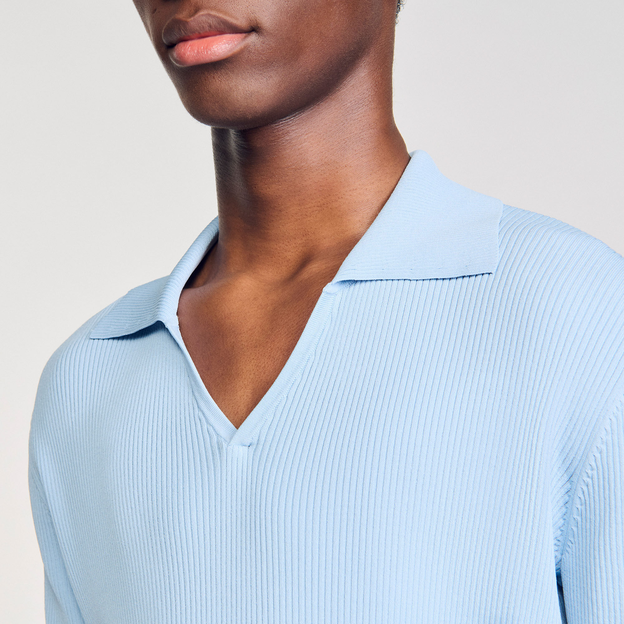 Polo ribgebreid
