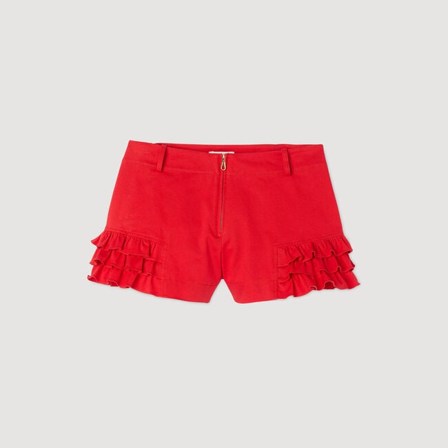 Short met volants