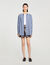 Overhemdblouse geruit met stras