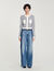 Cardigan vest tweekleurig