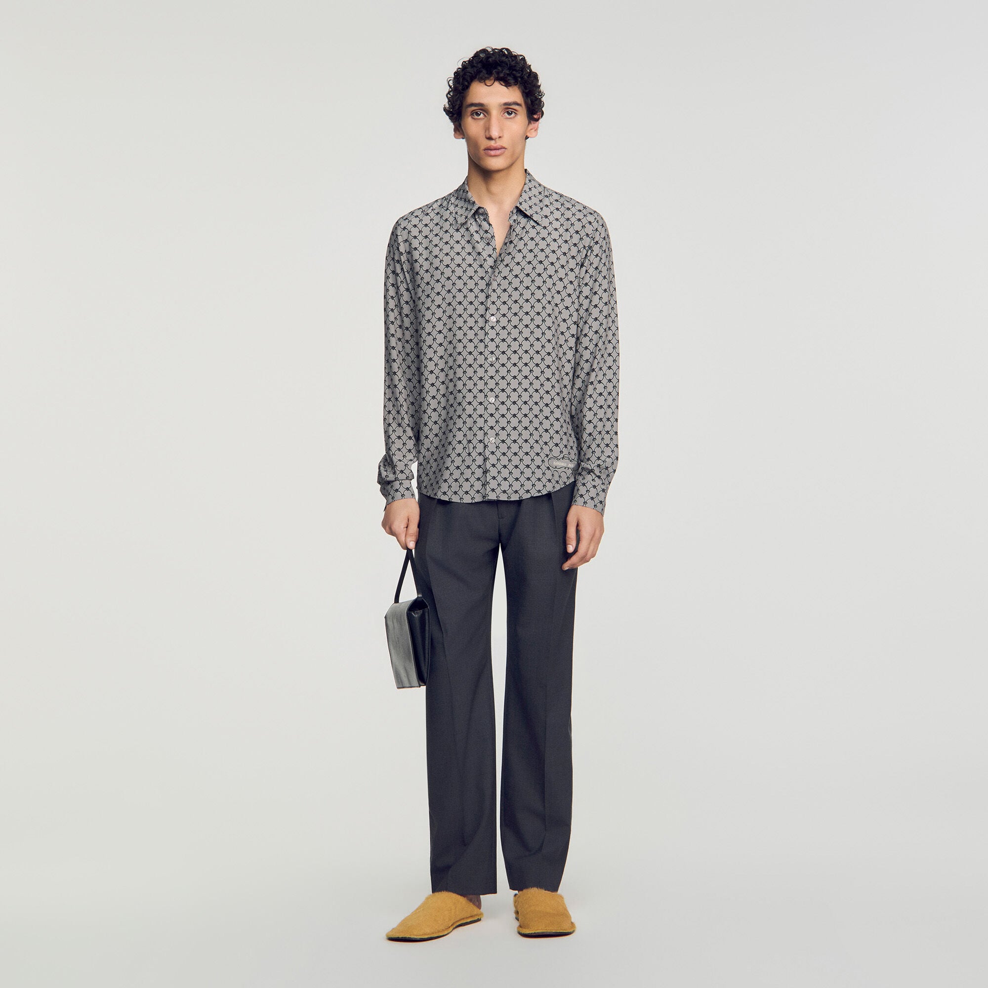 Overhemd met kettingprint - Man | Sandro
