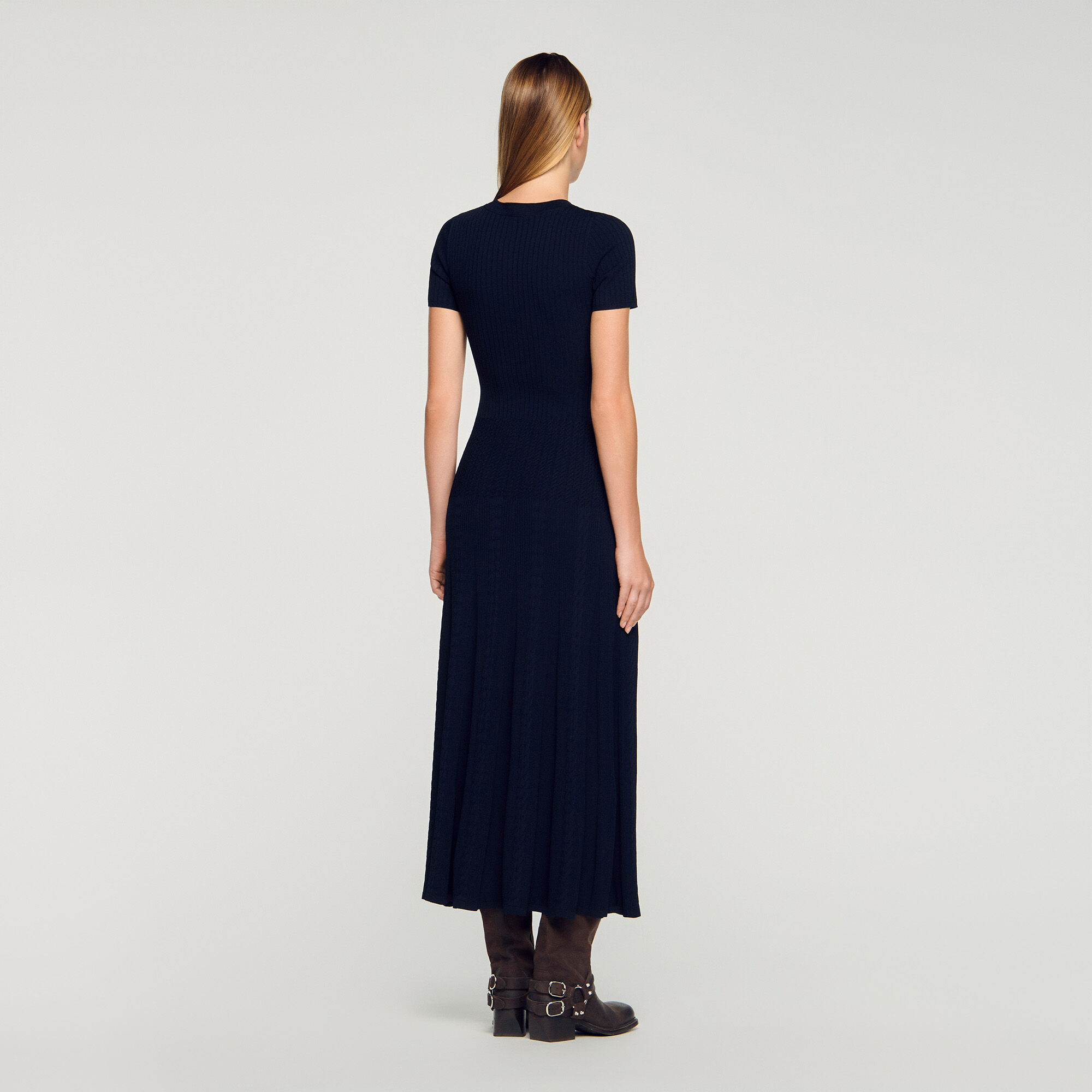 Lange tricot jurk Lange tricot jurk