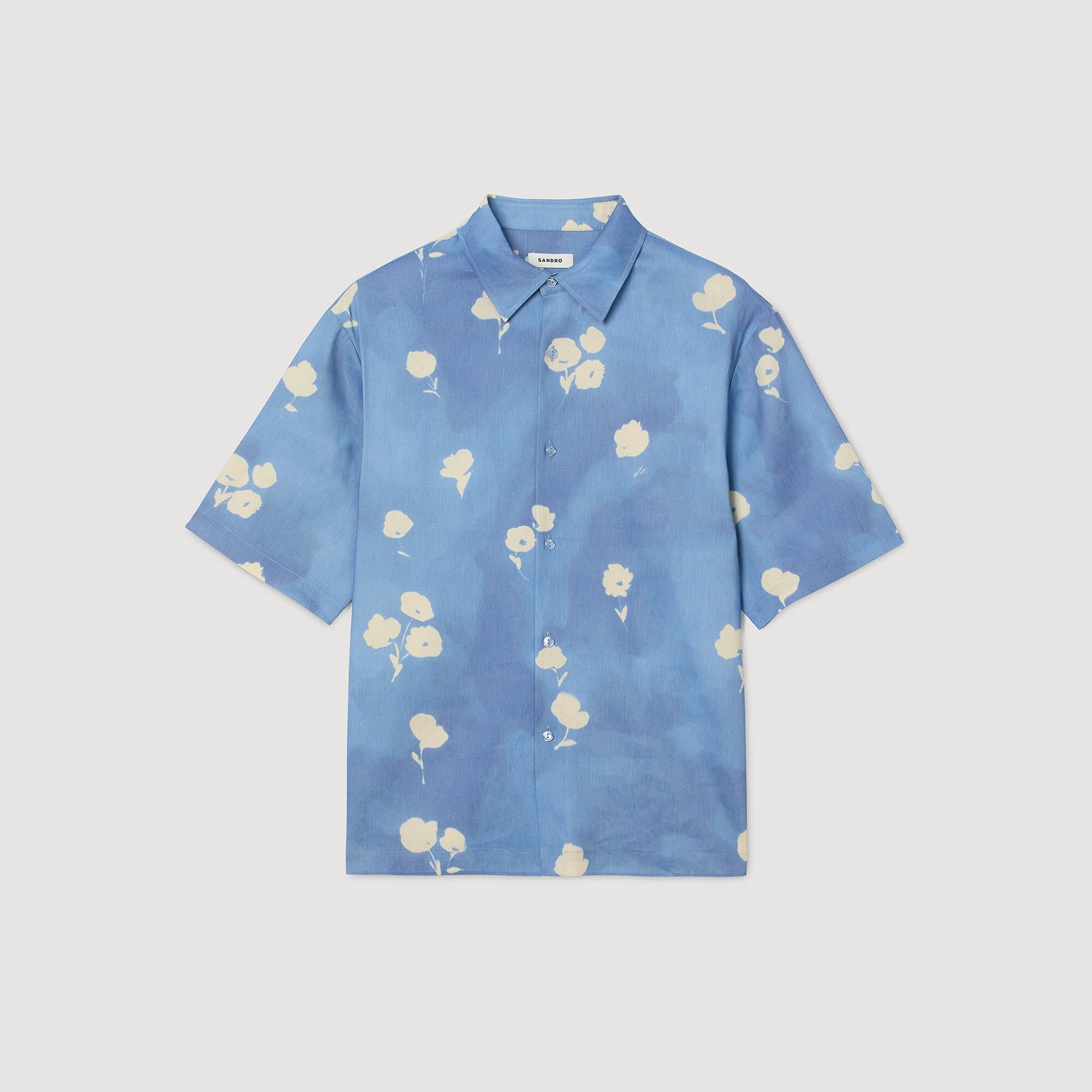 Overhemd met bloemenprint