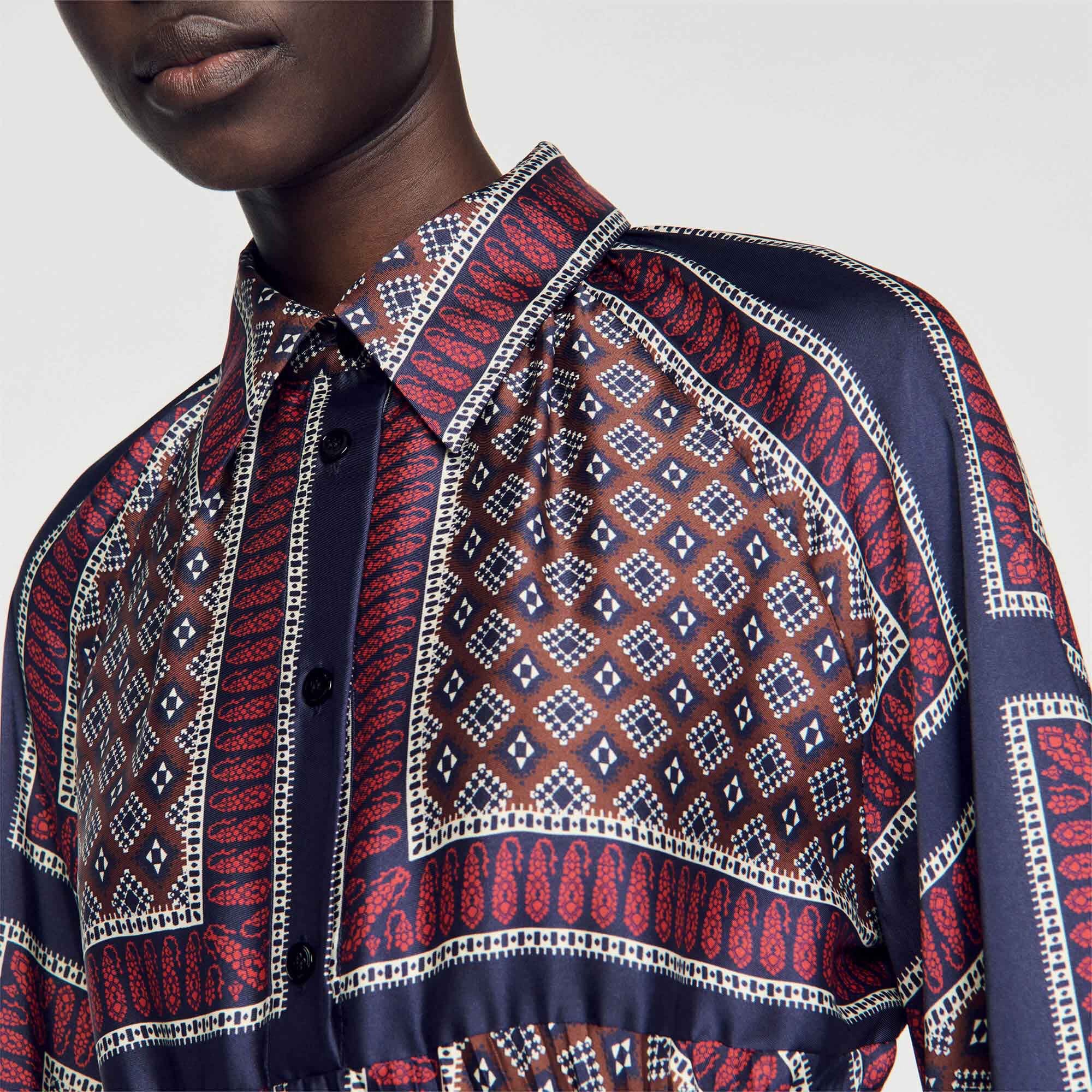 Overhemdjurk mt plooien