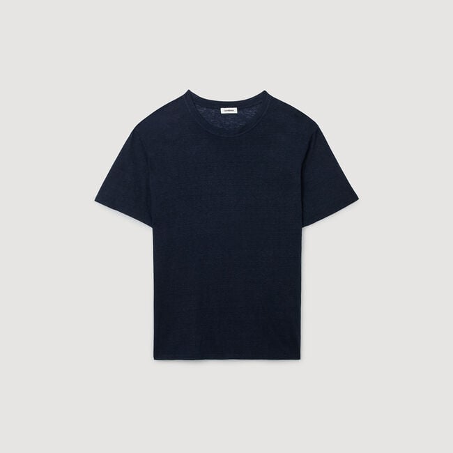 T-shirt van gecertificeerd linnen