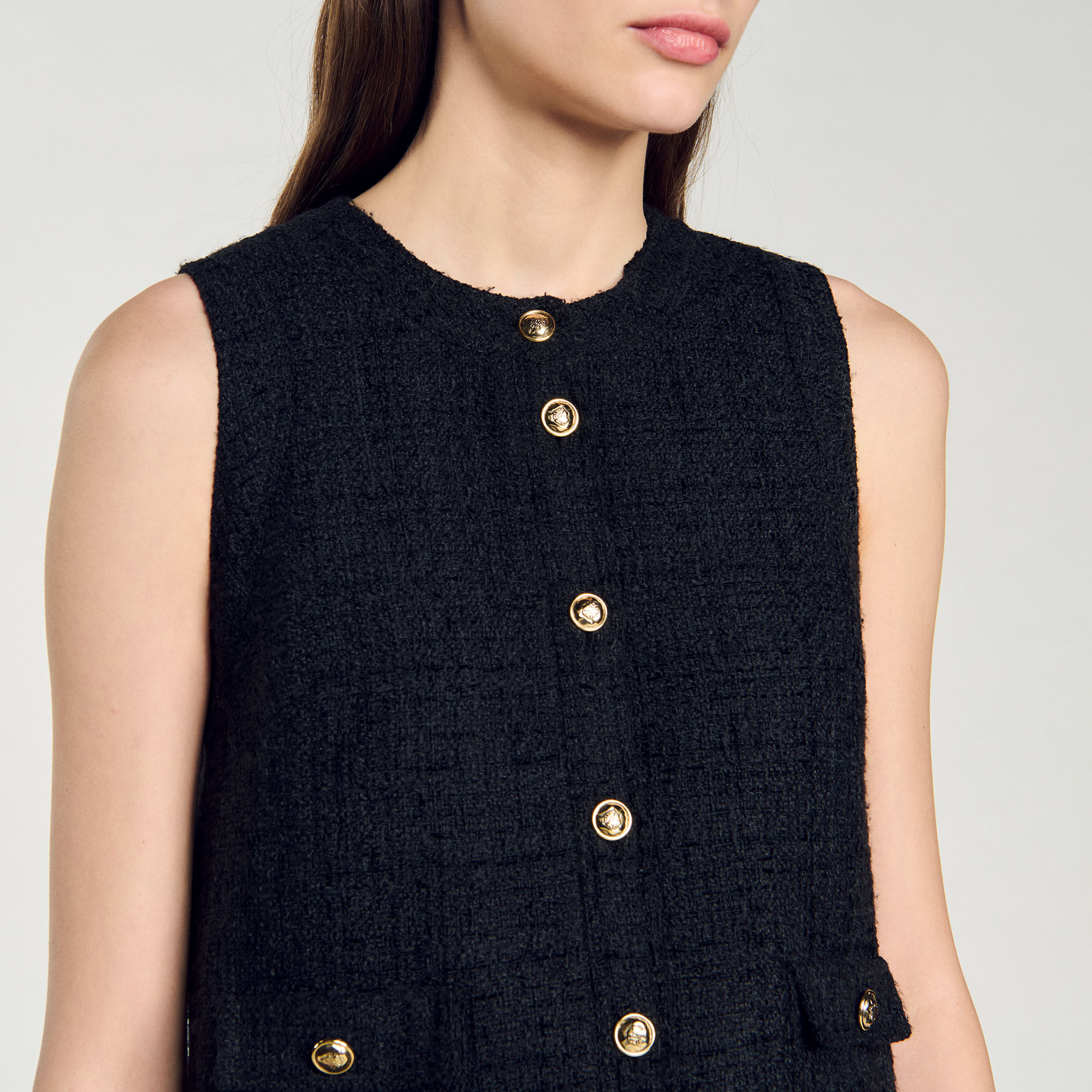 Korte tweed jurk