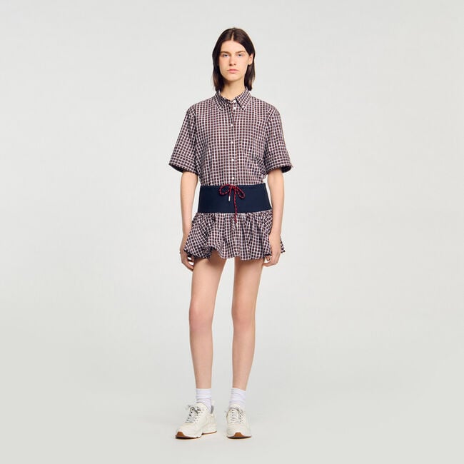 Skort geruit