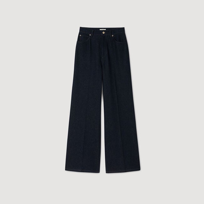 Jeans wijdvallend raw denim