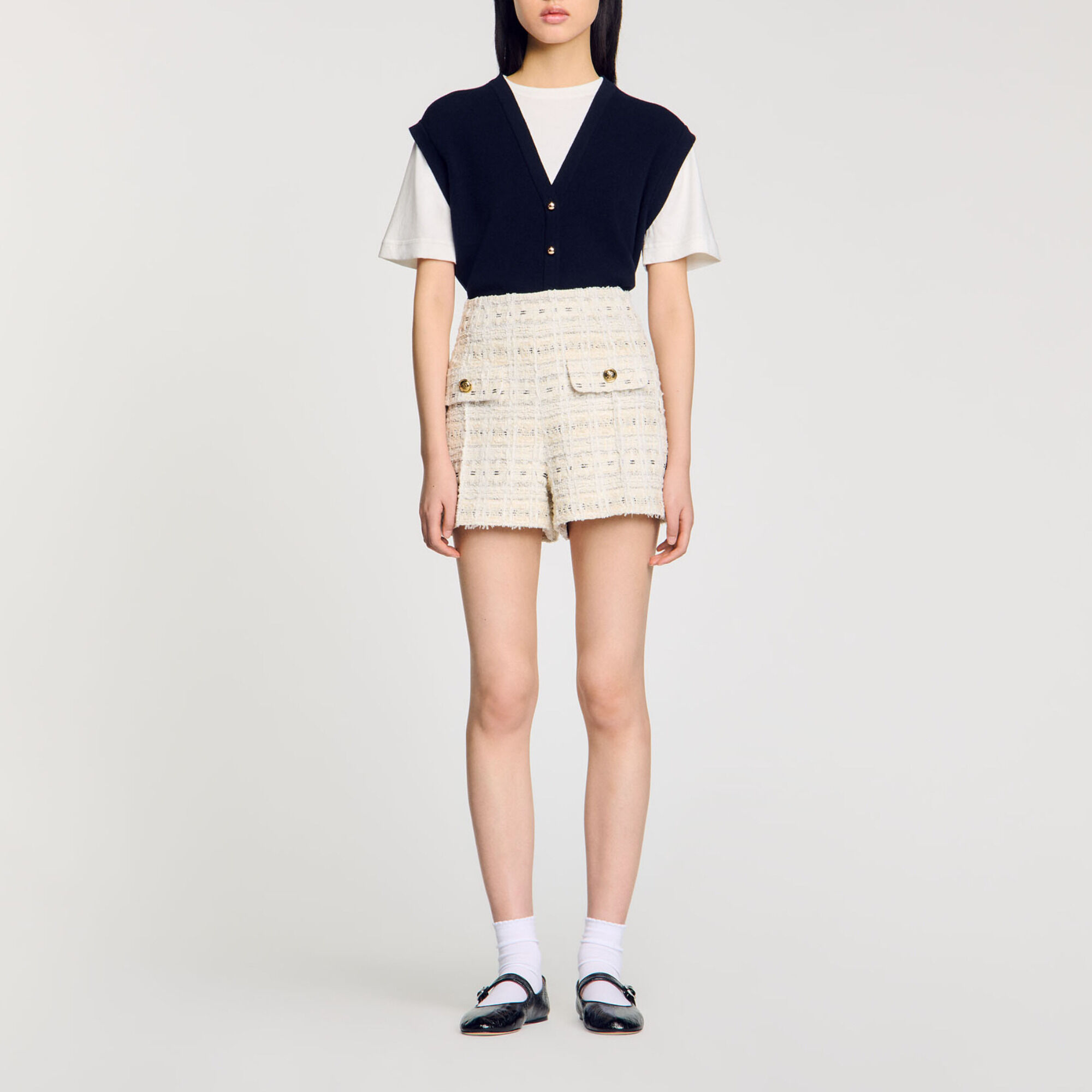 Short van prachtige tweed - Vrouw | Sandro