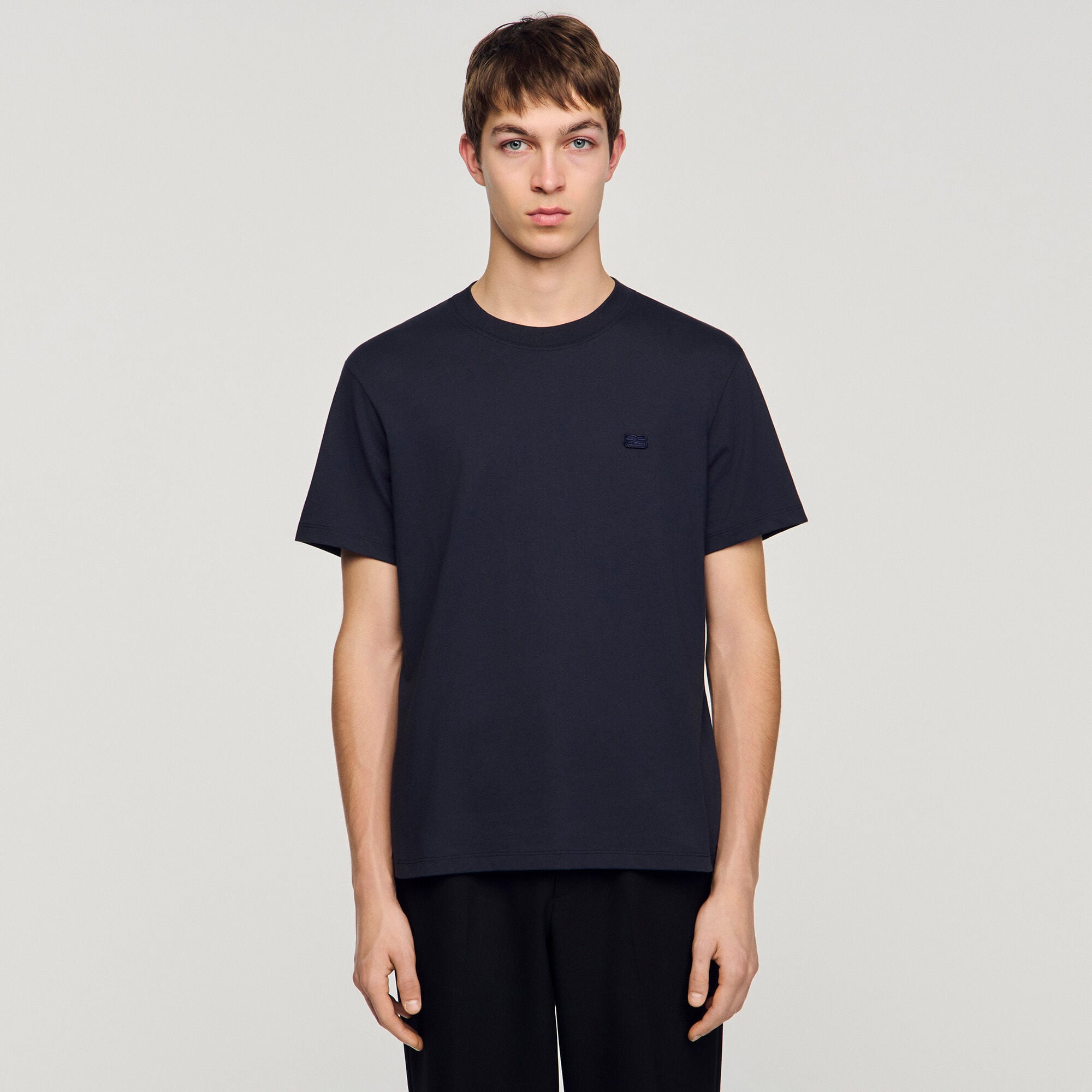 T-shirt met double S-patch