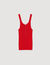 Tanktop ribgebreid