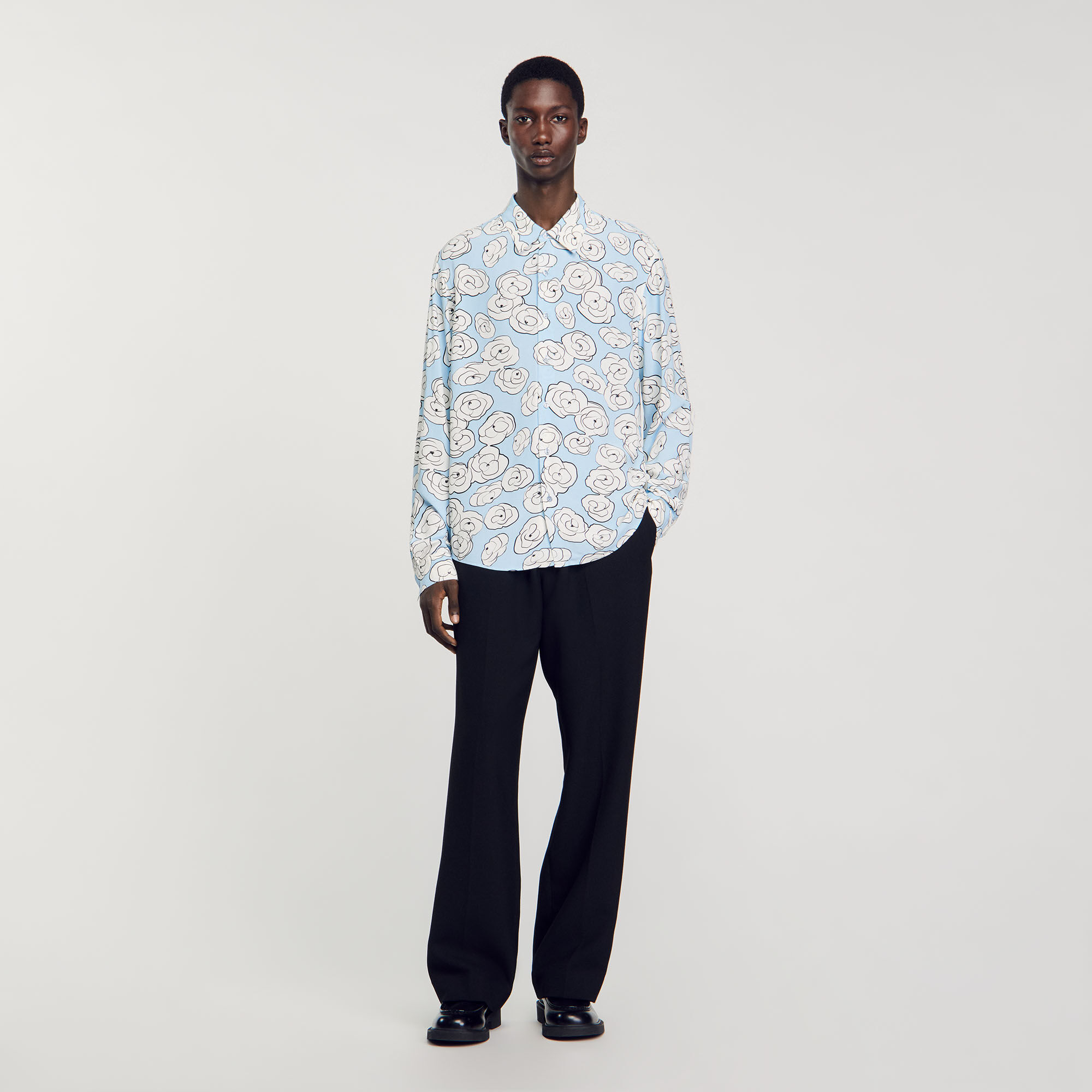 Overhemd met camelia print
