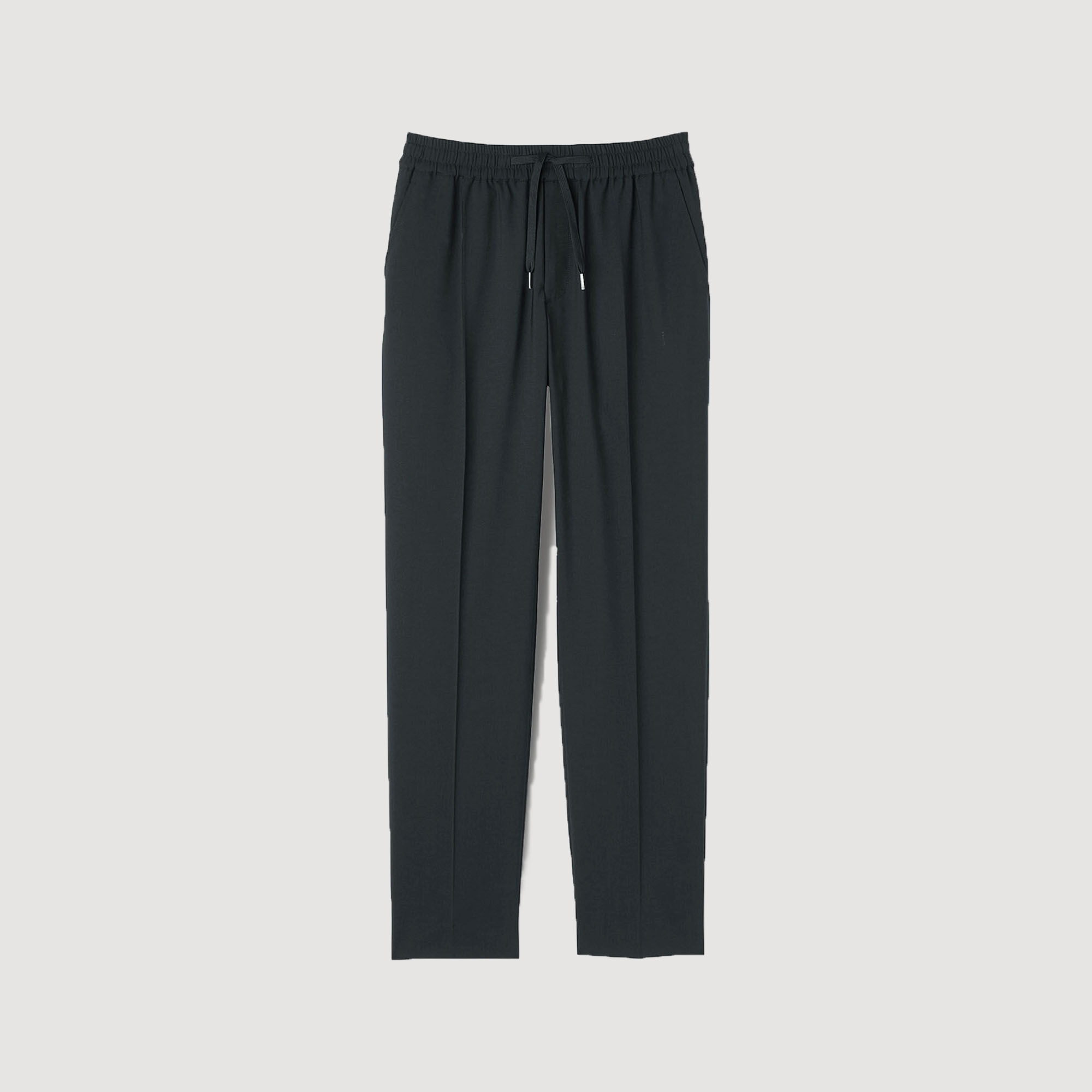 Rechte pantalon met elastiek
