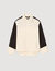 Overhemdblouse tweekleurig